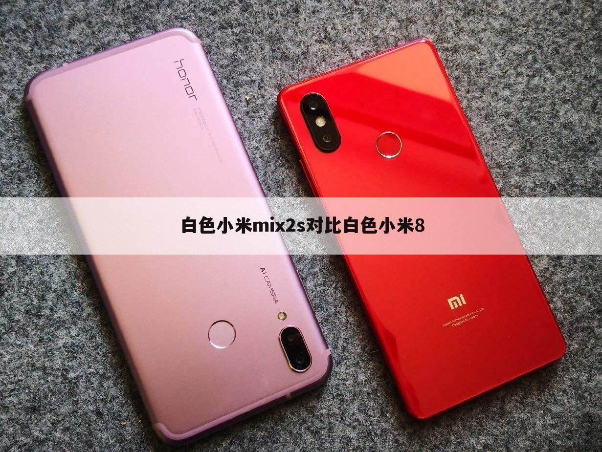 白色小米mix2s对比白色小米8