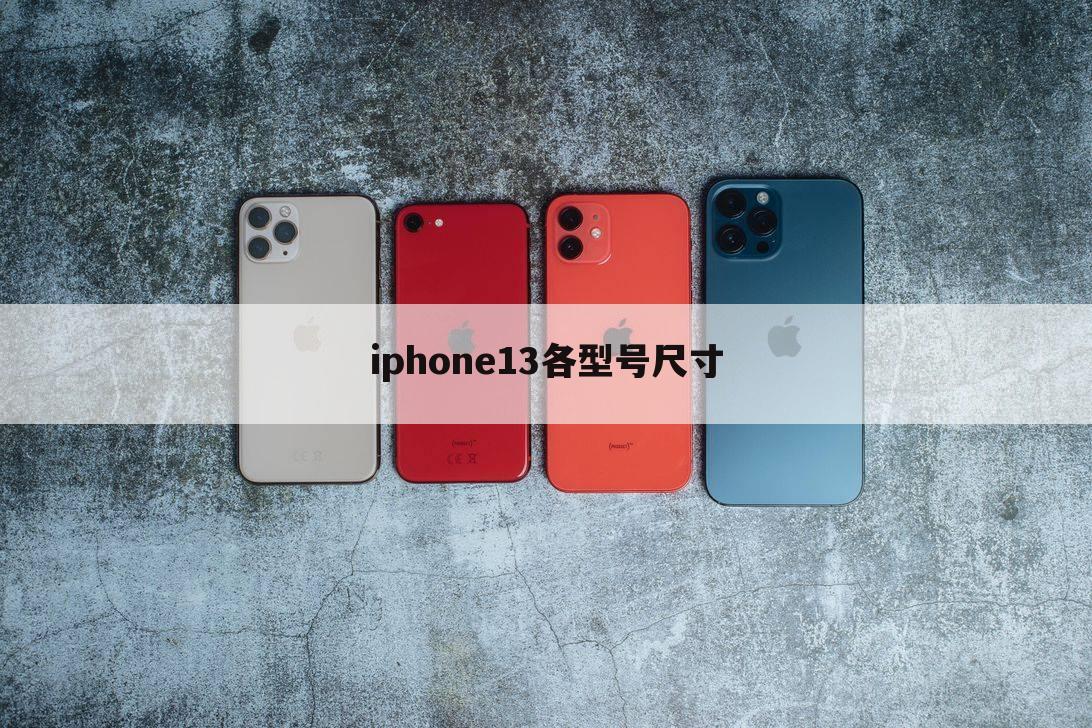 iphone13各型号尺寸