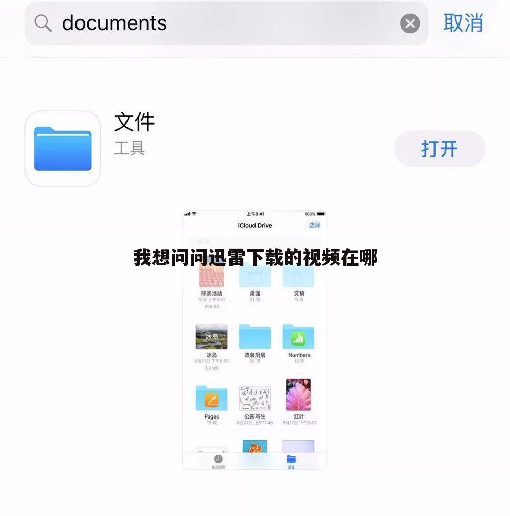我想问问迅雷下载的视频在哪