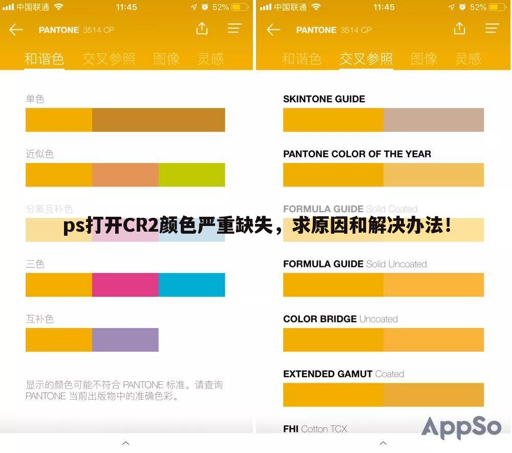 ps打开CR2颜色严重缺失,求原因和解决办法!