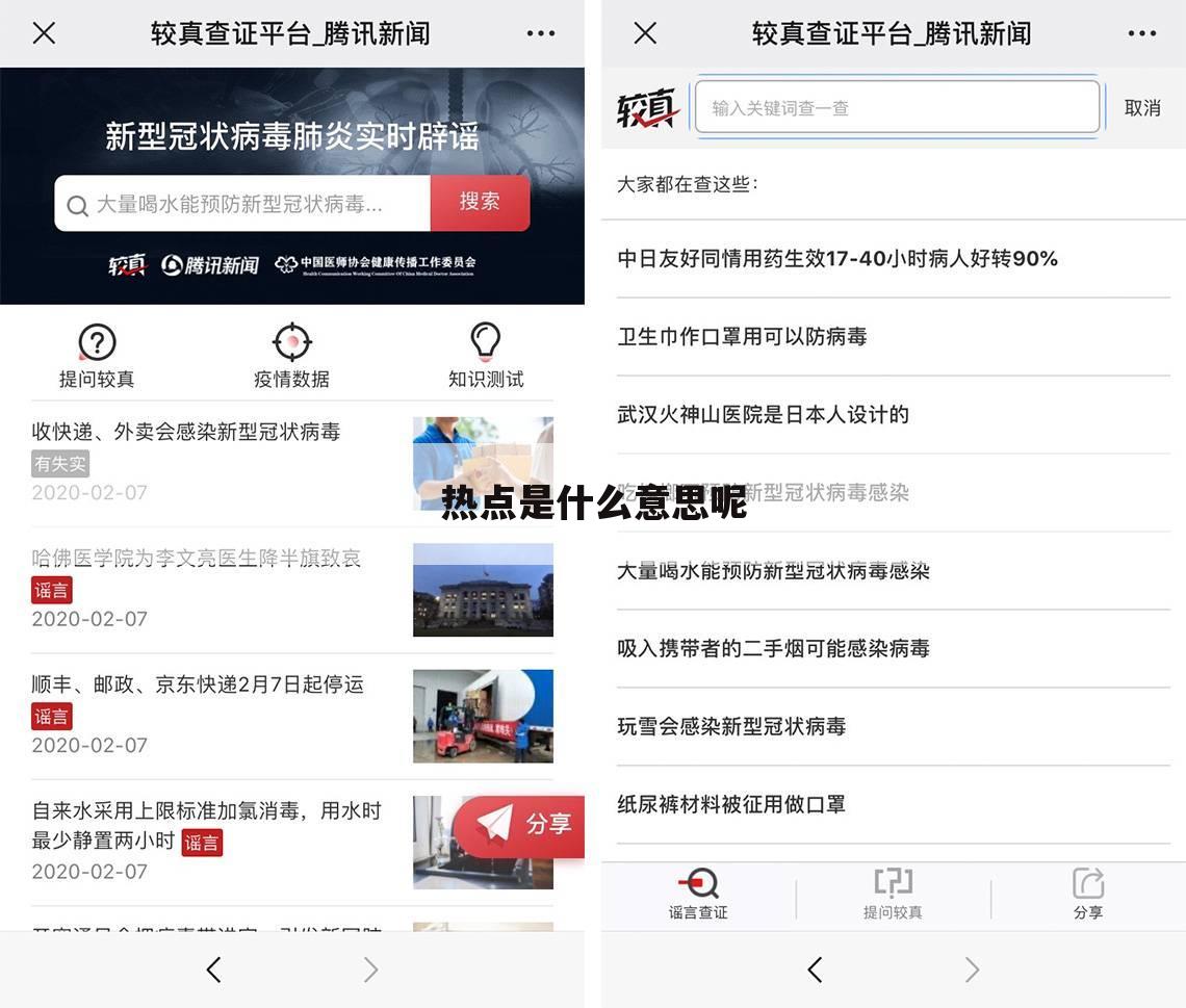 热点是什么意思呢