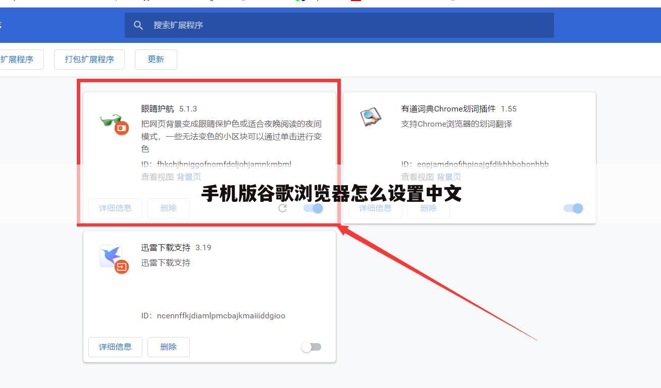 手机版谷歌浏览器怎么设置中文