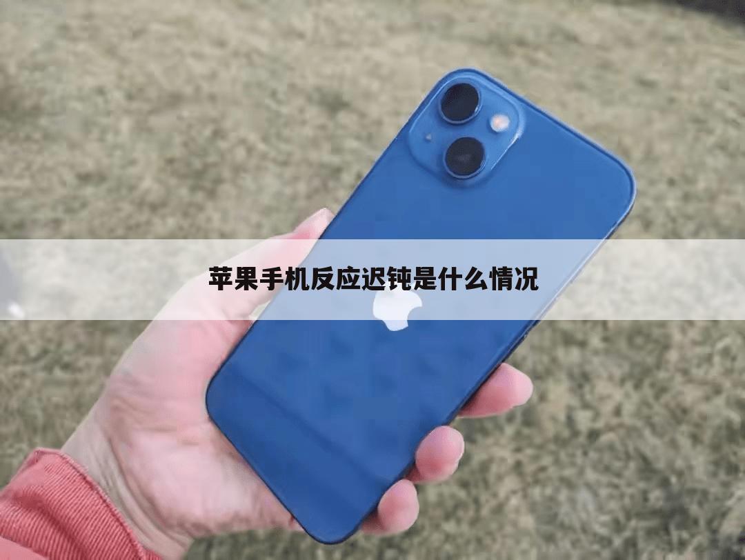 苹果手机反应迟钝是什么情况