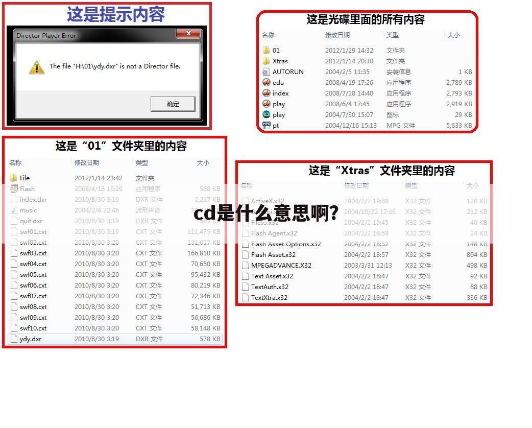 cd是什么意思啊？