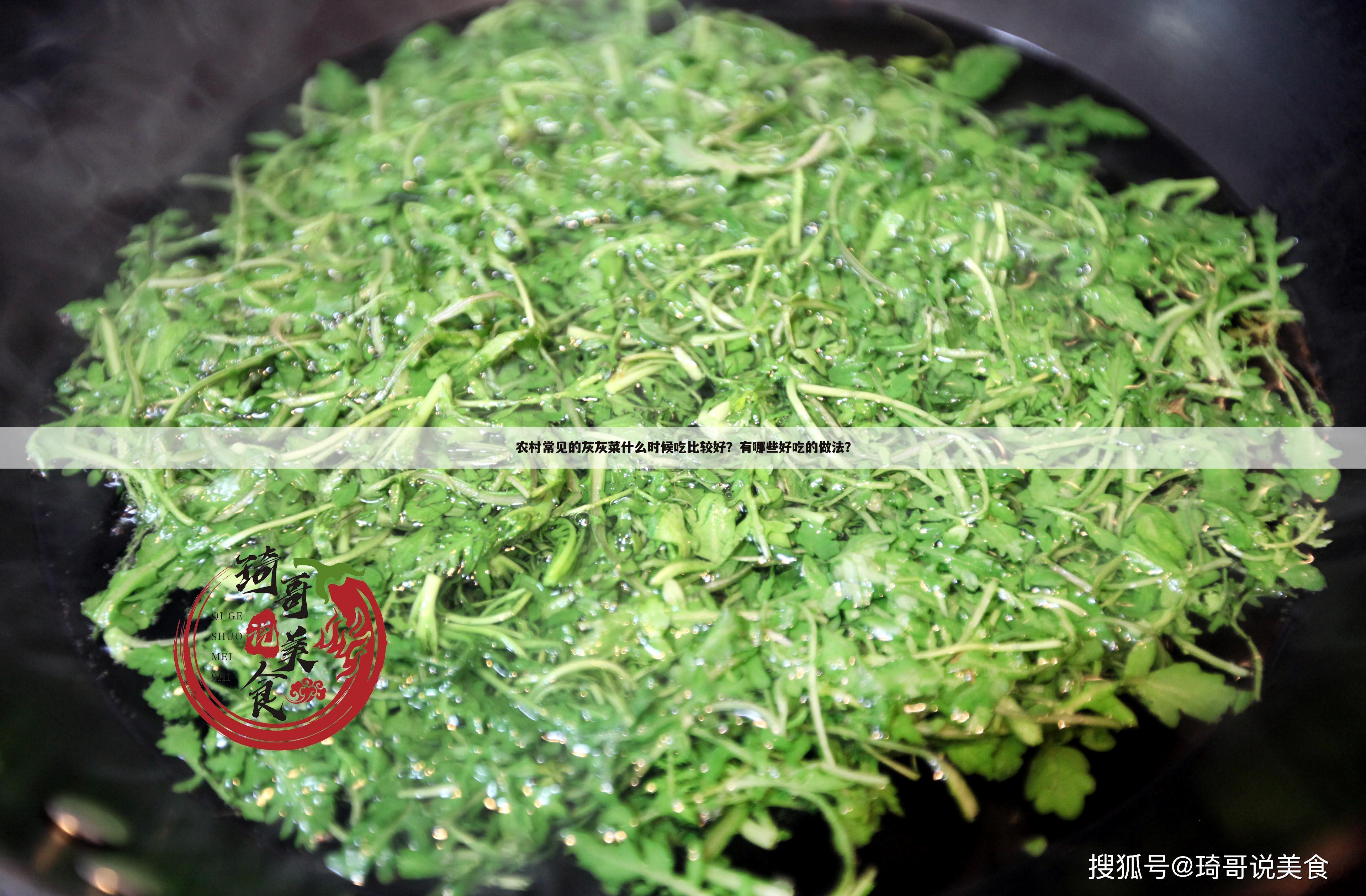 农村常见的灰灰菜什么时候吃比较好？有哪些好吃的做法？