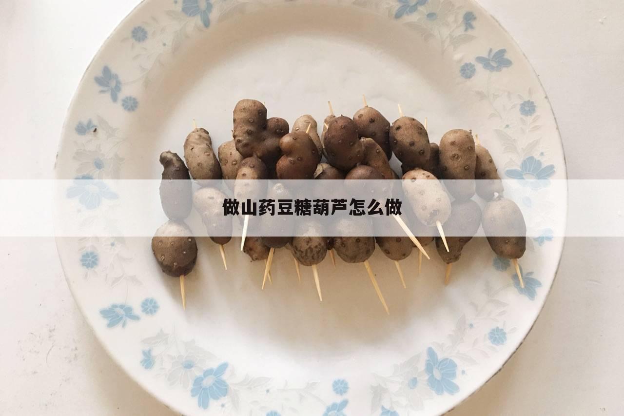 做山药豆糖葫芦怎么做