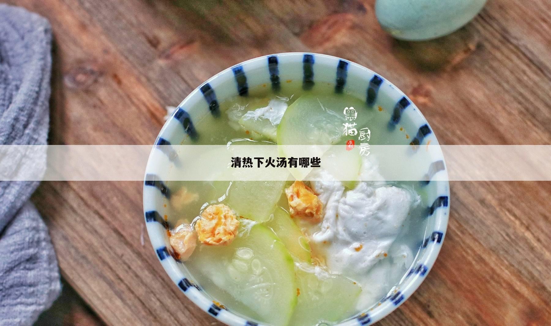 清热下火汤有哪些