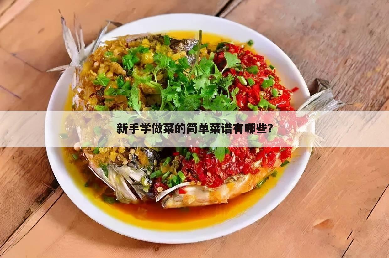 新手学做菜的简单菜谱有哪些？