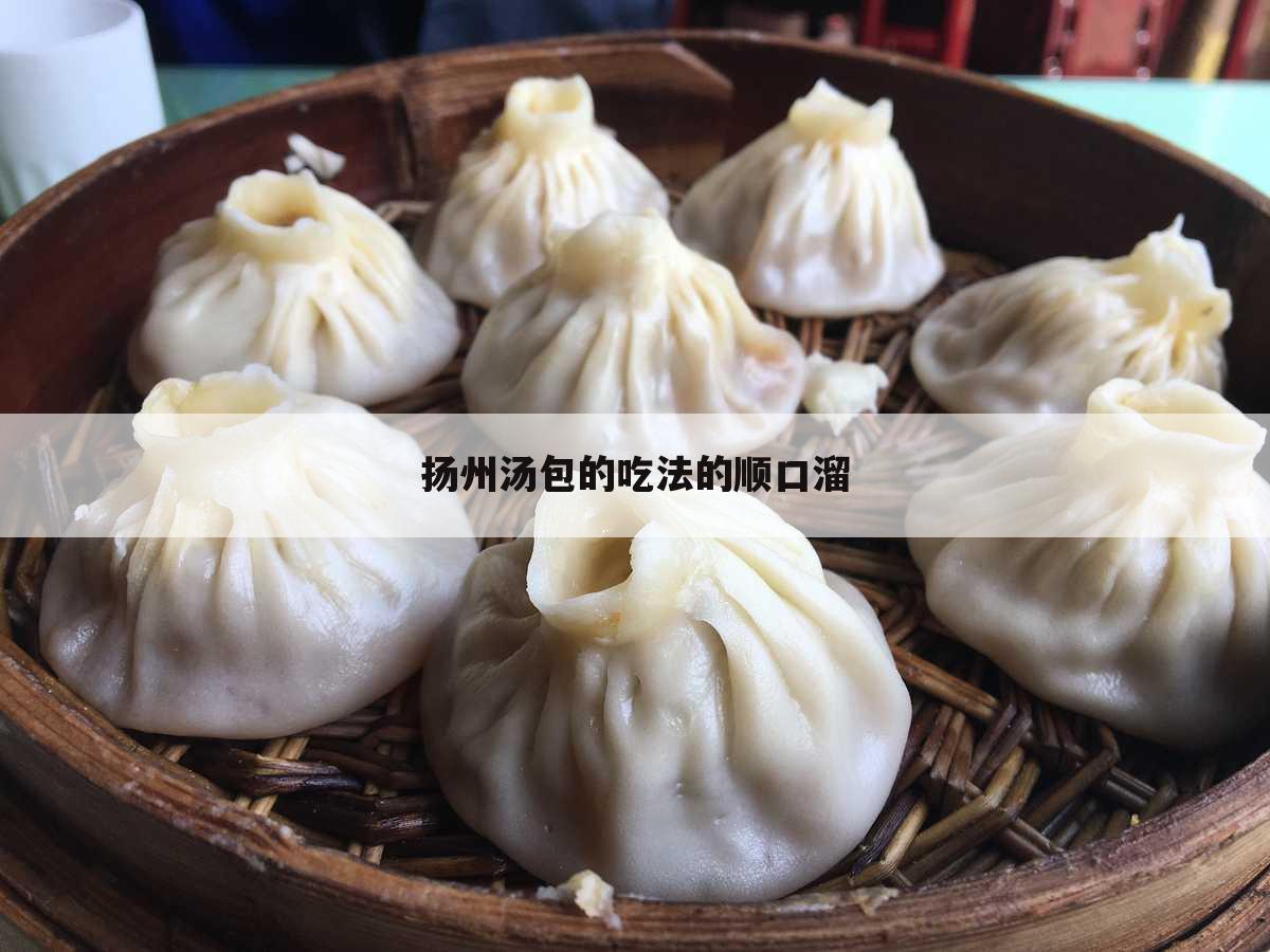 扬州汤包的吃法的顺口溜