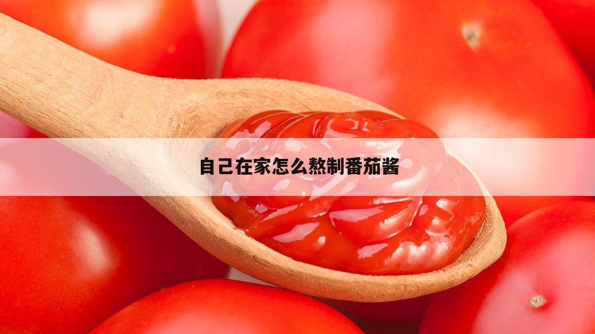 自己在家怎么熬制番茄酱