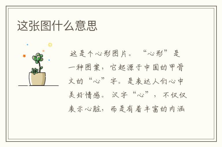 这张图什么意思